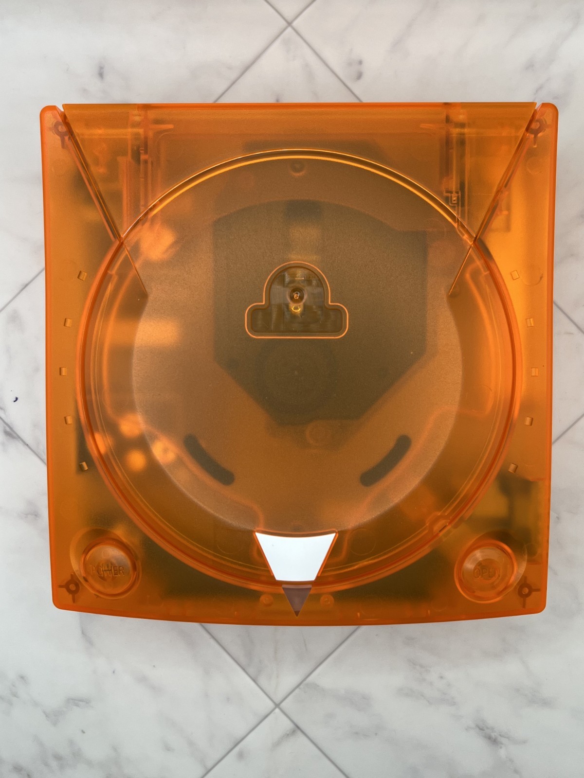 Sega Dreamcast Clear Orange Skeleton Console VA0 Japan – New Battery & Fuse – JP