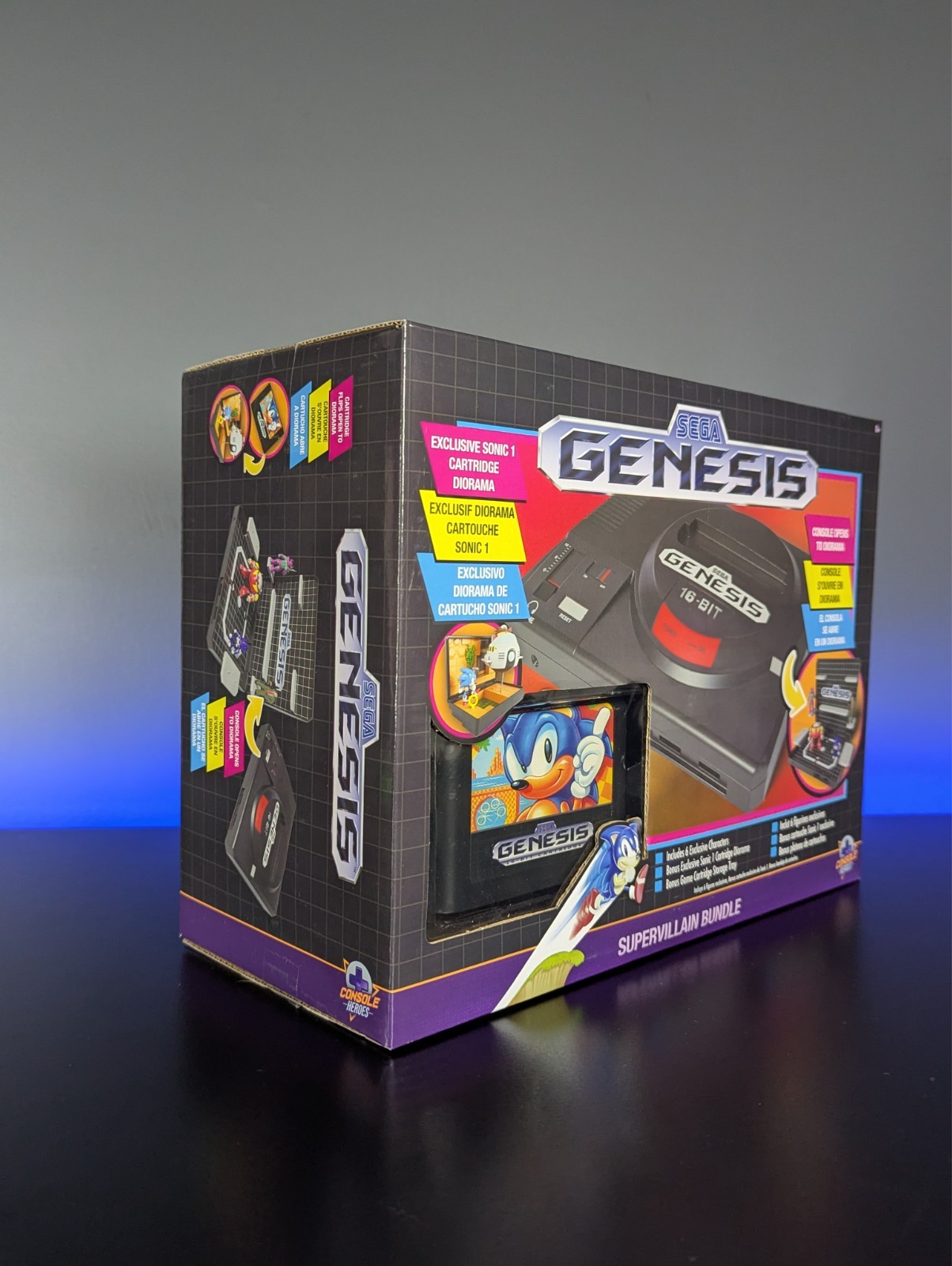 🔥 COMPLETE Sega Genesis Sonic Supervillain 5-Piece Set By Console Heroes 🔥