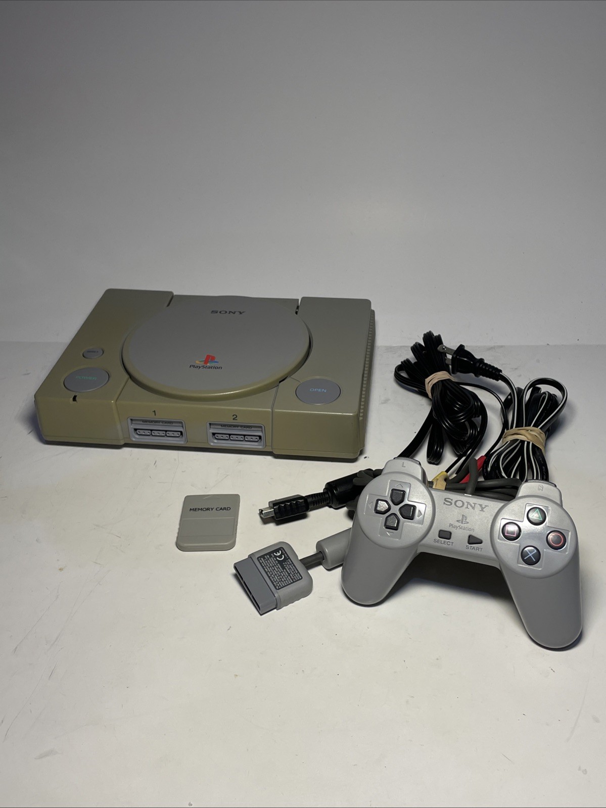 Sony PlayStation 1 PS1 Gray Console Gaming System SCPH-7001