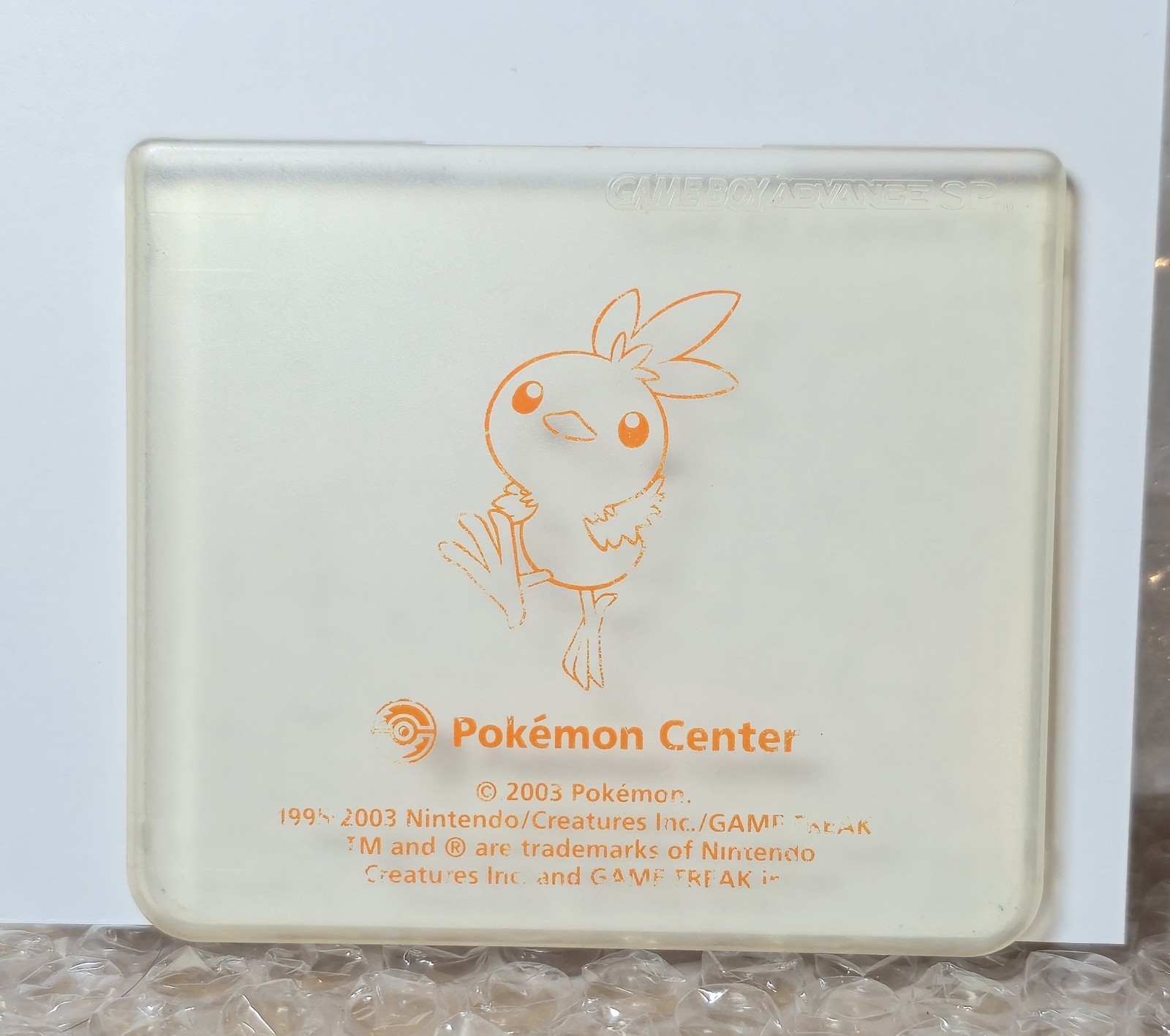 Pokemon Center Limited Game Boy Advance SP Hard Cover Torchic / Achamo Nintendo