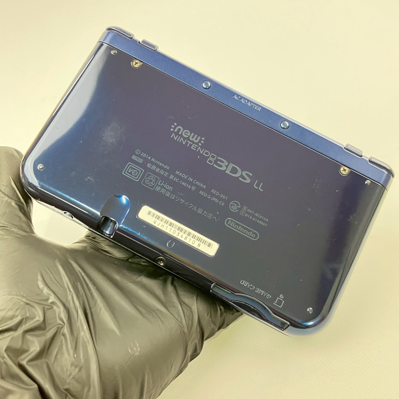 Nintendo new 3DS LL XL Metallic Blue Console Region Locked Japanese Only adc