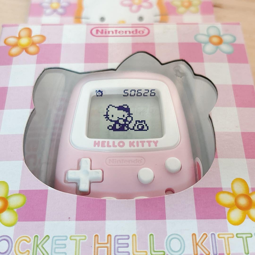 Nintendo Pocket Hello Kitty Virtual Pet Game Console UNUSED w/ Box Japan