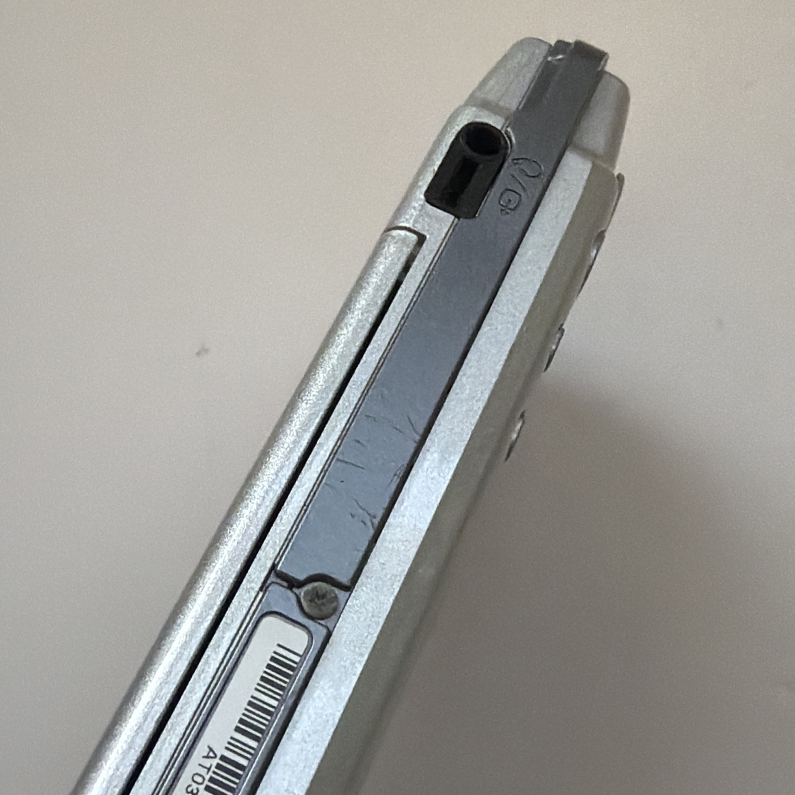 Sony PSP 2001 PlayStation Portable Slim Silver No Battery/Cover Tested