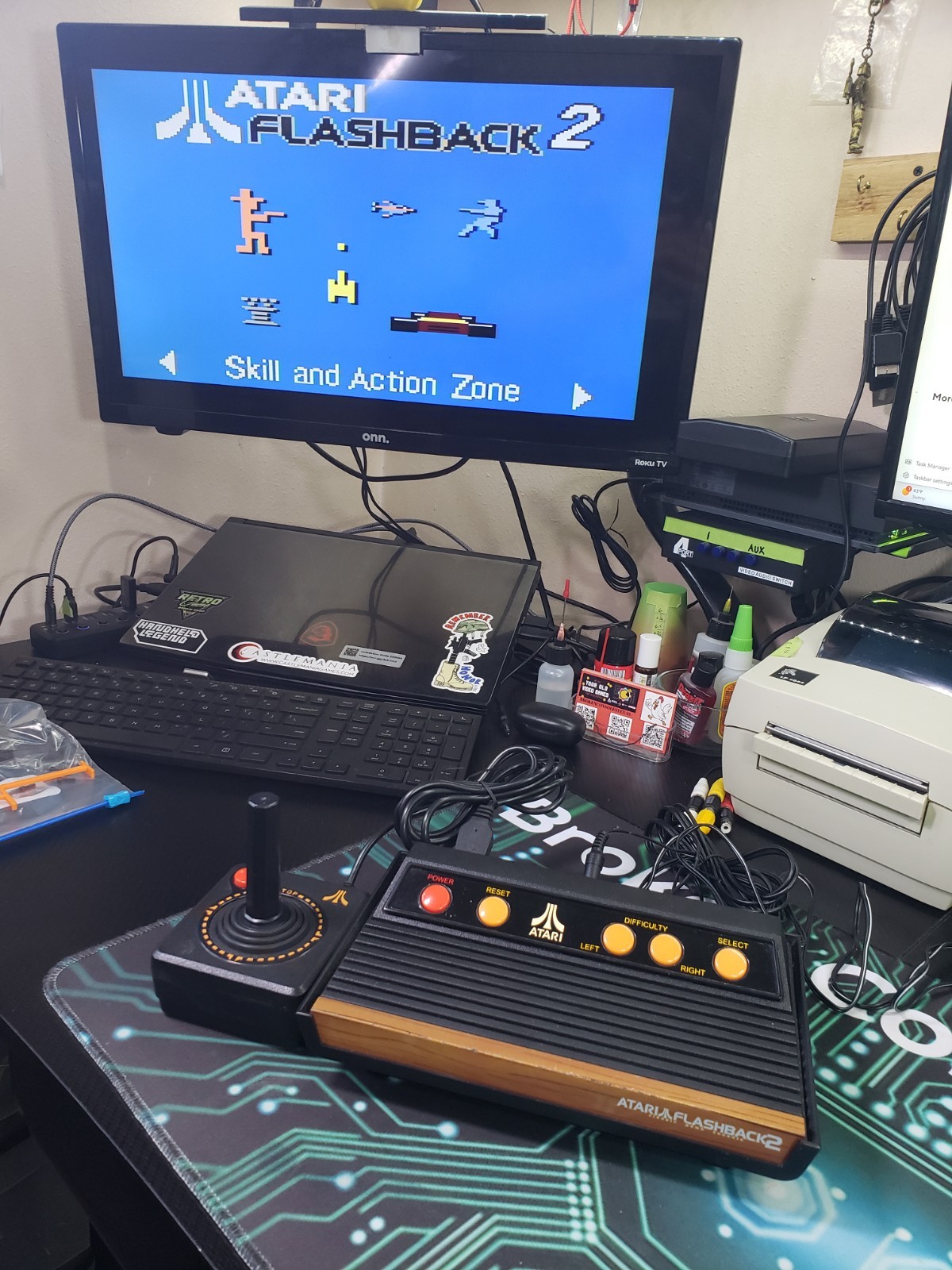 Atari Flashback 2 – Plug&Play TV Game,DIY Cartridge Mod Kit, (Partial Kit) Read*