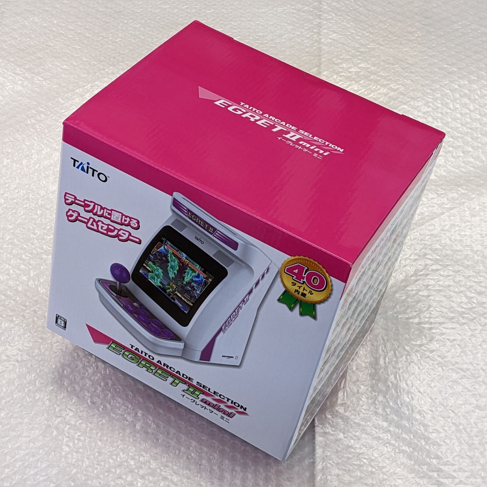 TAITO Egret II 2 Mini 40 Title Built-in Retro Game Arcade Cabinet Machine New