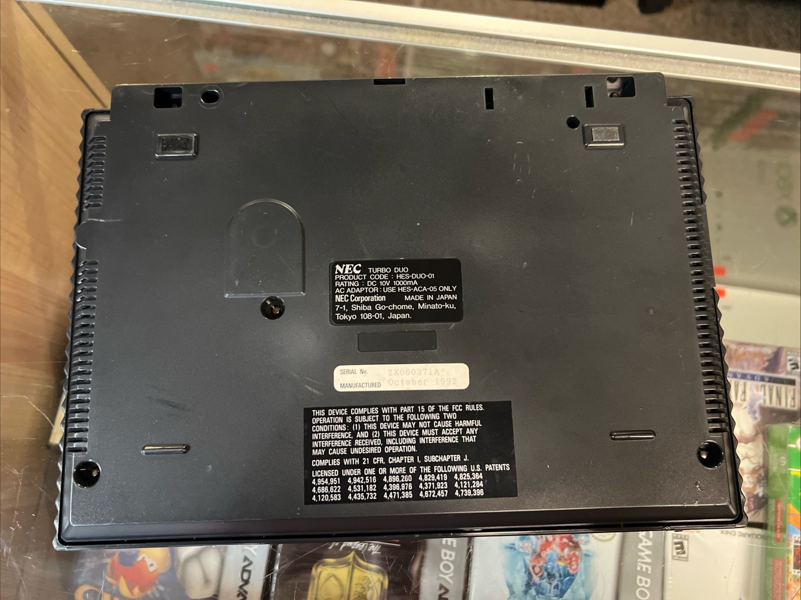 NEC TurboDuo Console (U.S.) Complete w/ OEM Controllers & Cables – 100% Tested