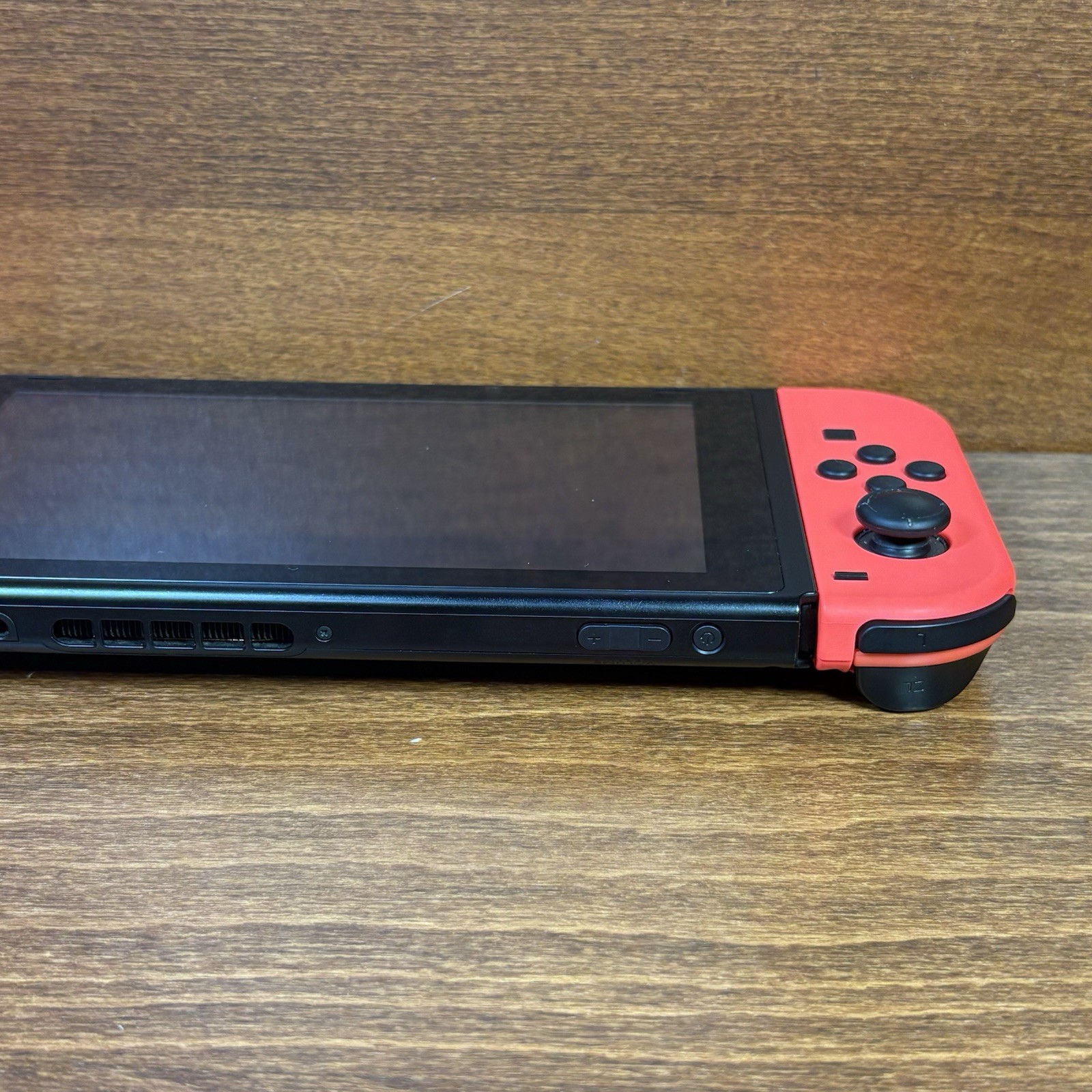 Nintendo Switch with Neon Red Joy-Cons | Works Perfectly | New Red Grip Included