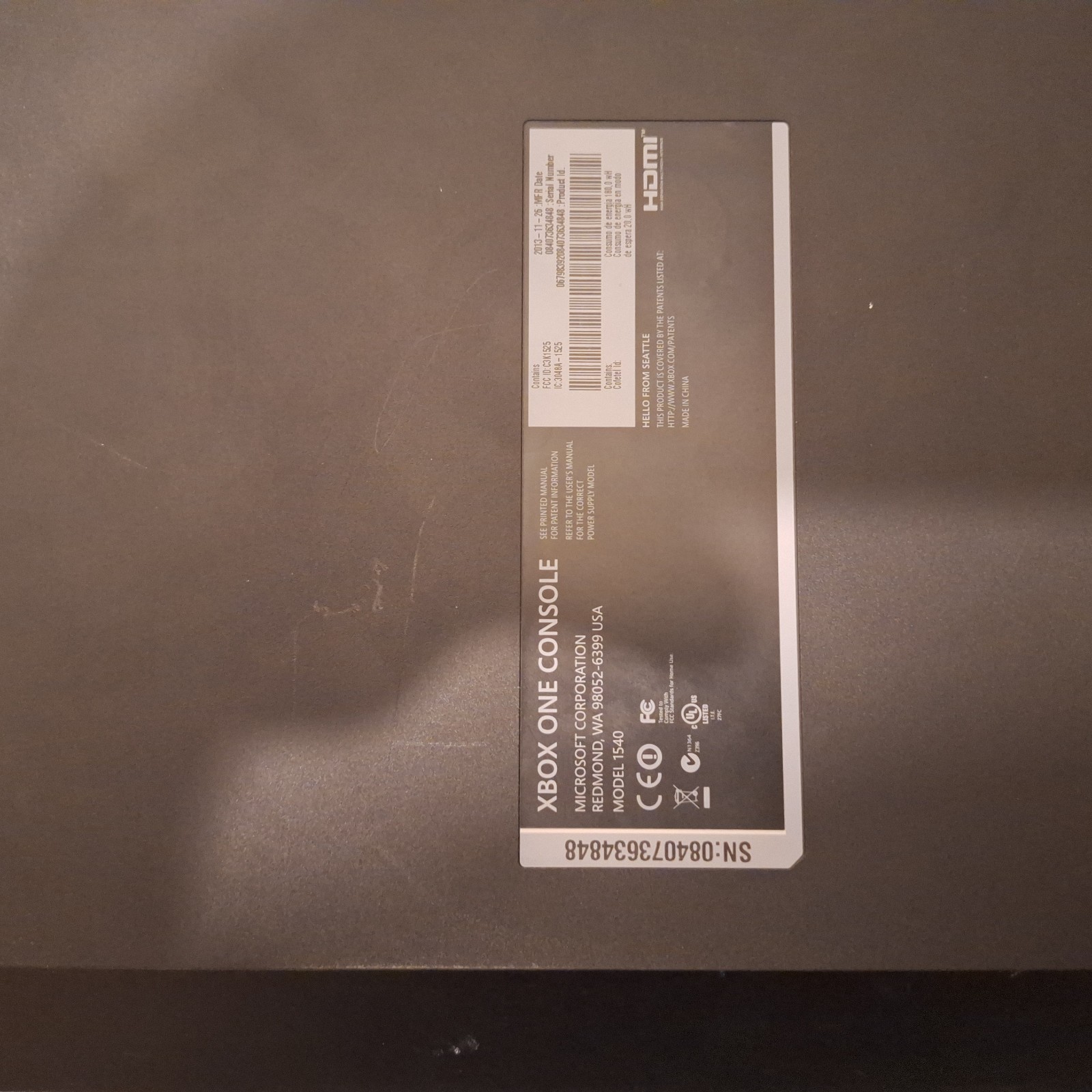 SSD UPGRADED – CUSTOM PAINTED Microsoft Xbox One 1540 500GB Console System Only
