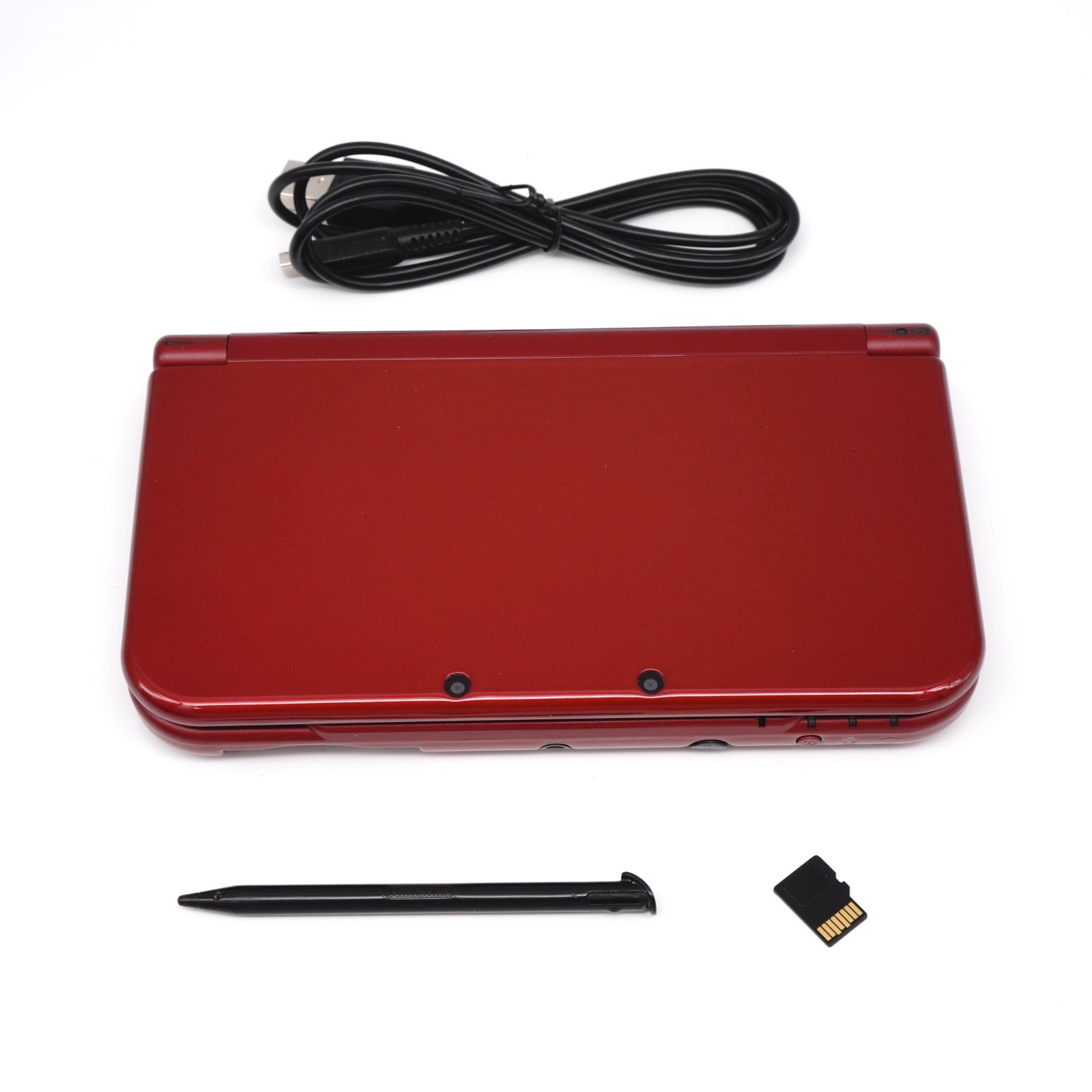 Nintendo NEW 3DS LL XL Metallic Red Console w/ extras (USA Seller) *DUAL IPS *