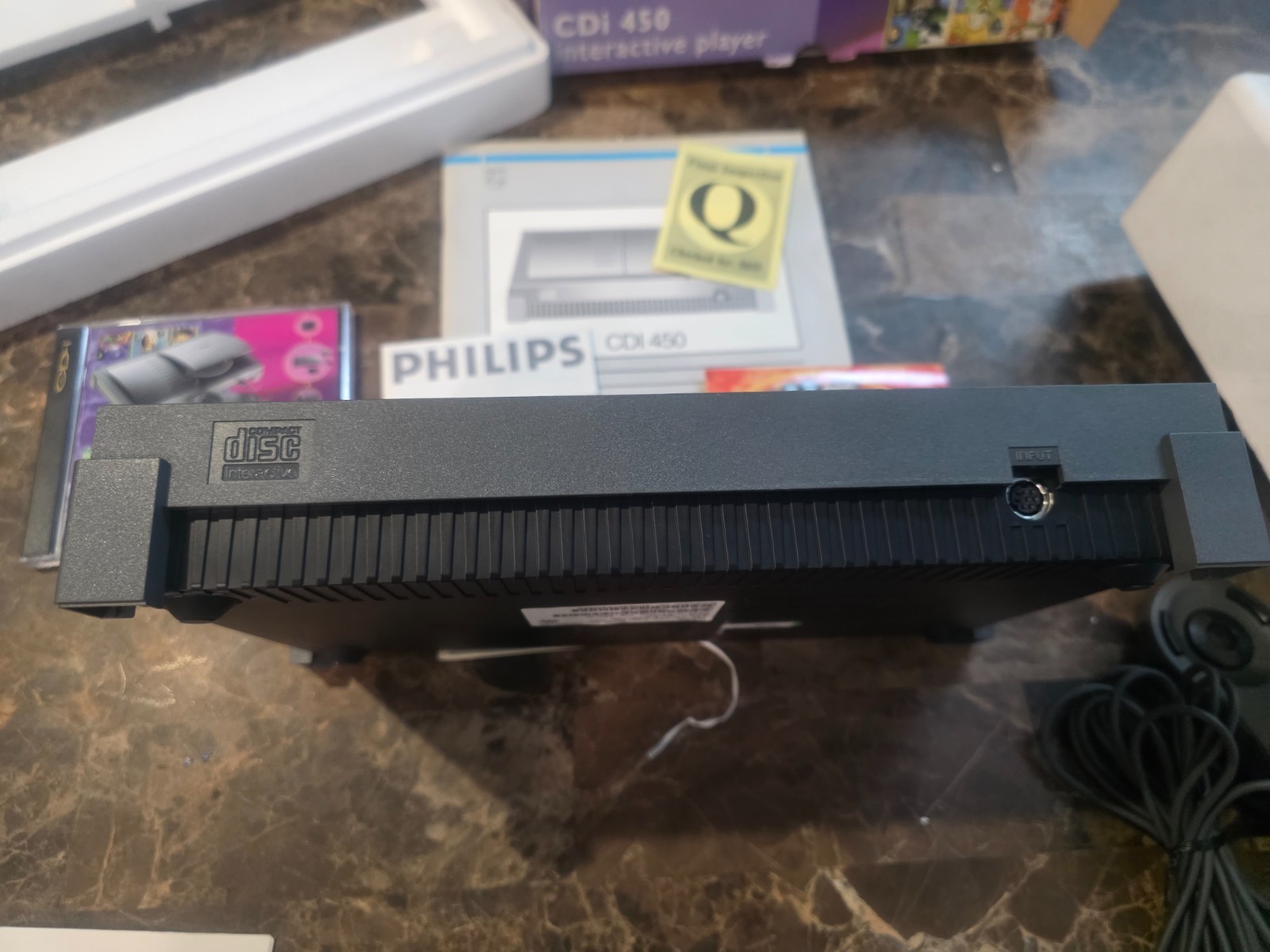 Philips 450 Model CDI (PAL) + Digital Video Cartridge + Space Ace