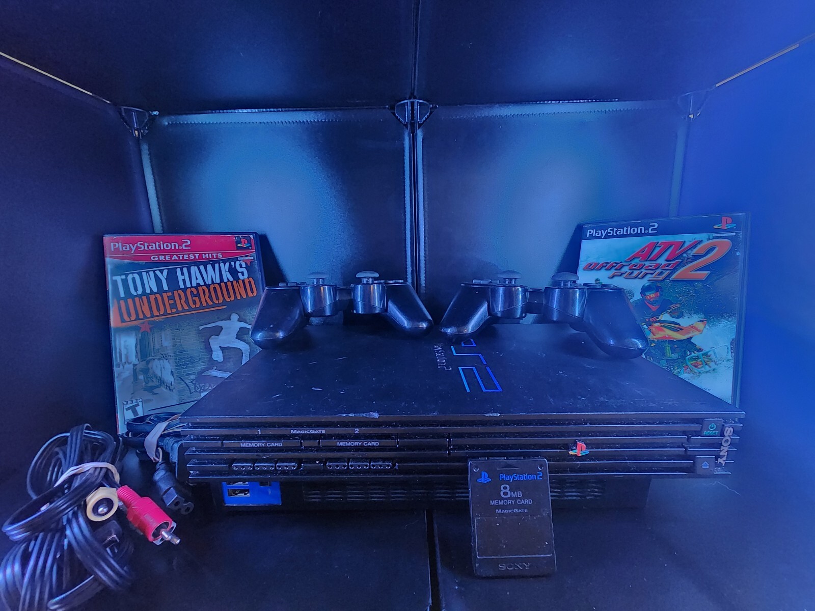 PS2 Fat Console Bundle – Tony Hawk’s Underground & ATV Offroad Fury 2