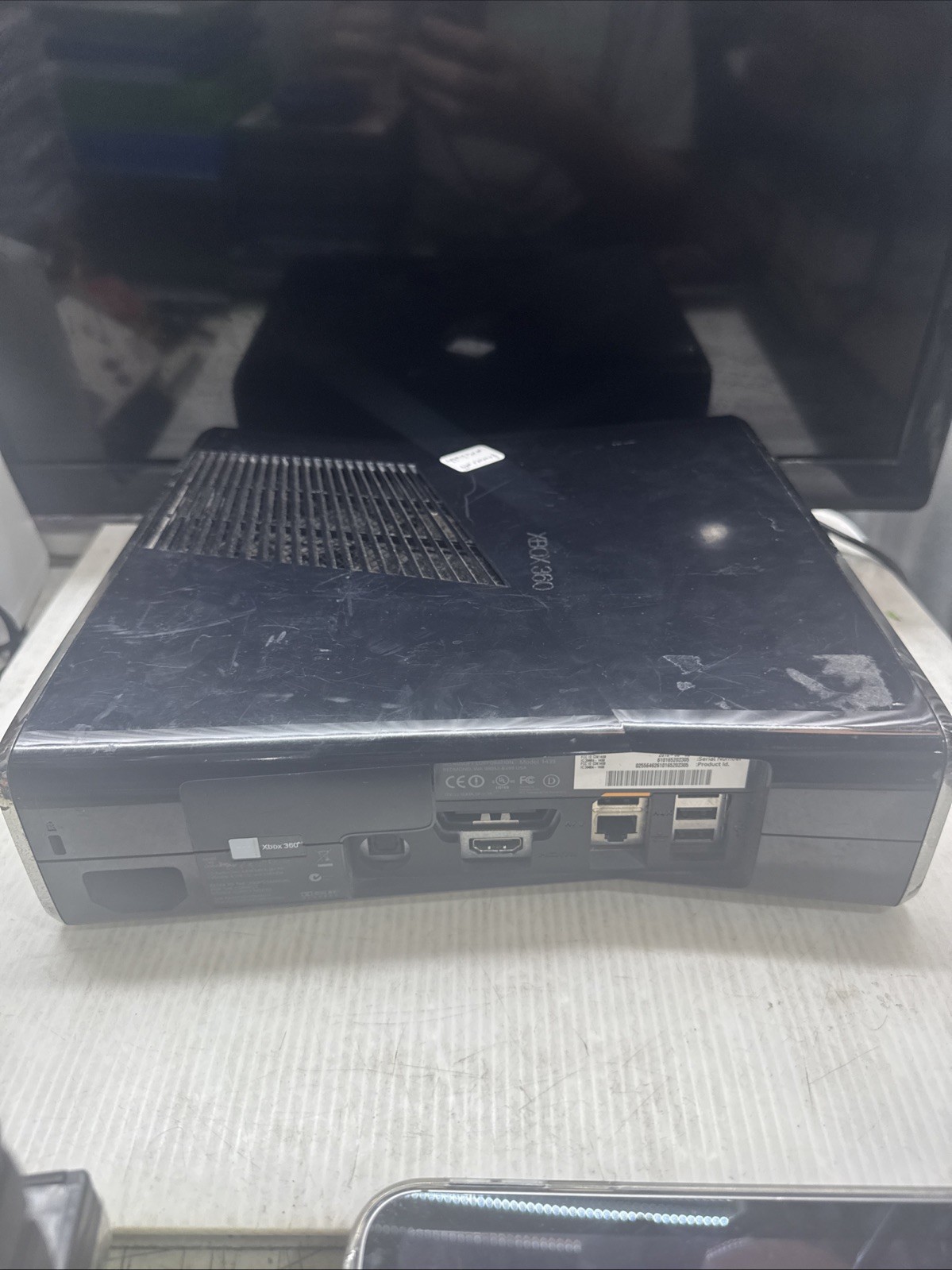 Microsoft Xbox 360 S Black Console Repair Or Parts Overheating Powers Off