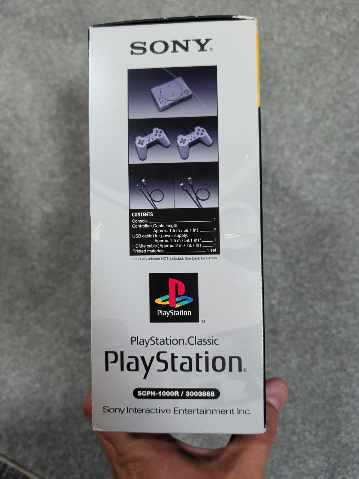 Sony PlayStation Classic Mini 2018 Edition Video Game Console NEW UNOPENED