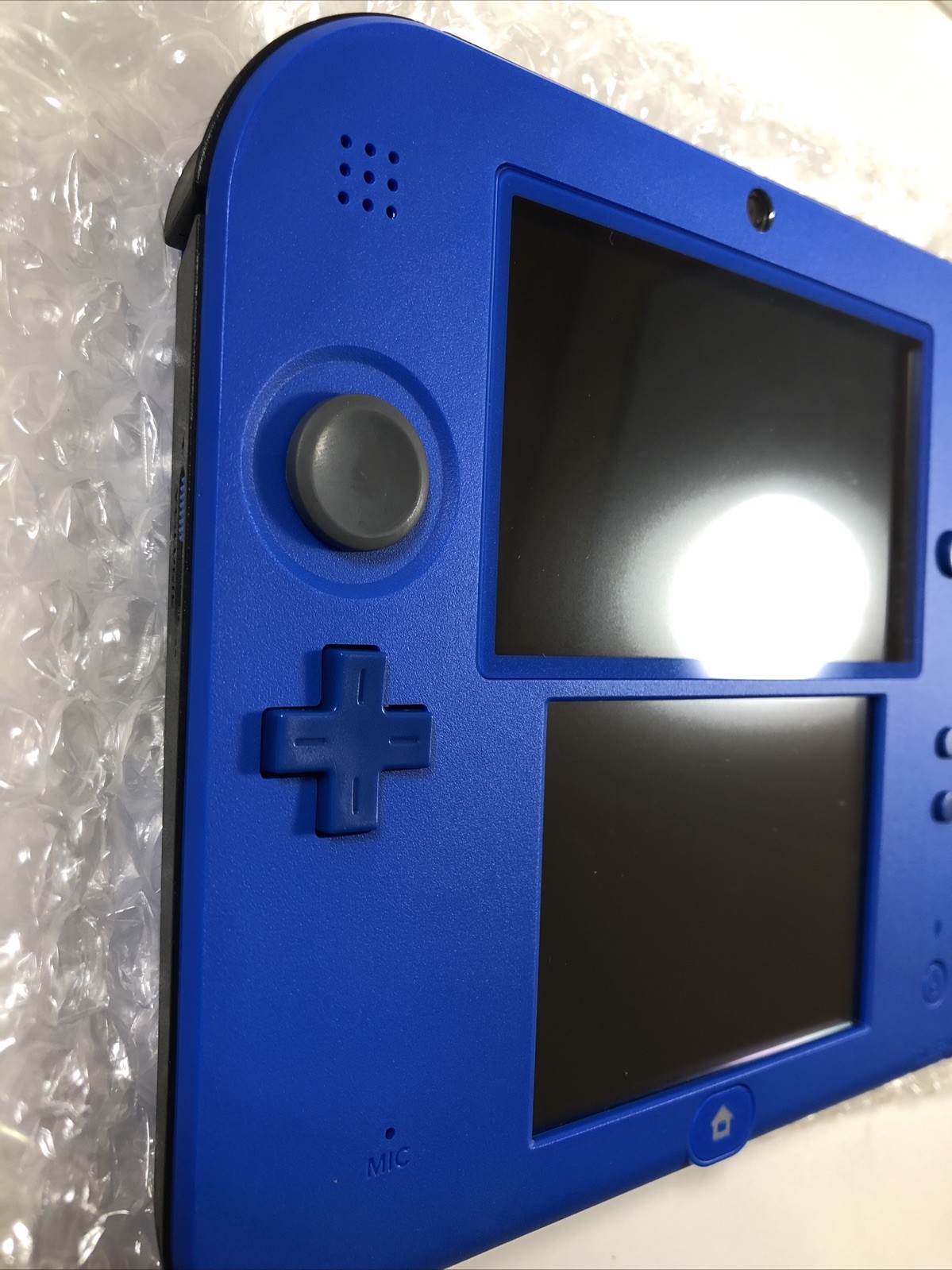 Nintendo 2DS Black + Electric Blue Console Handheld System, Charger/Stylus FAST