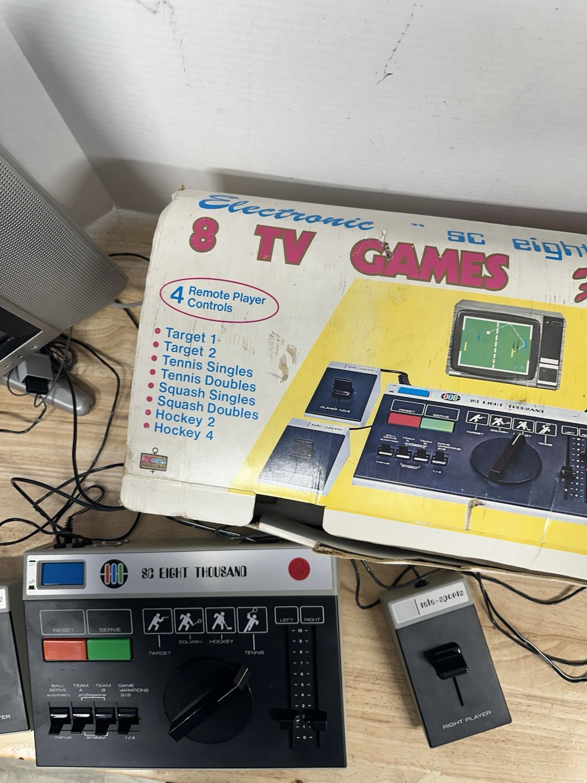 Radotin Electronic SC Eight Thousand 8000 TV Games Console Tested and Working