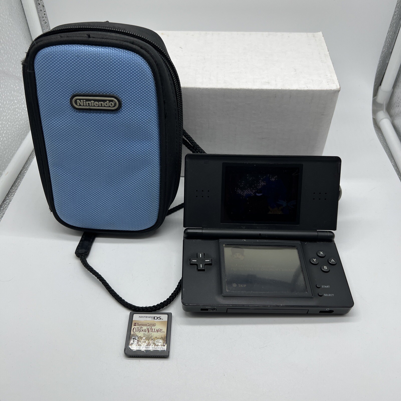 Nintendo DS Lite Console Black USG-001 2006 Read Works Button Sticks