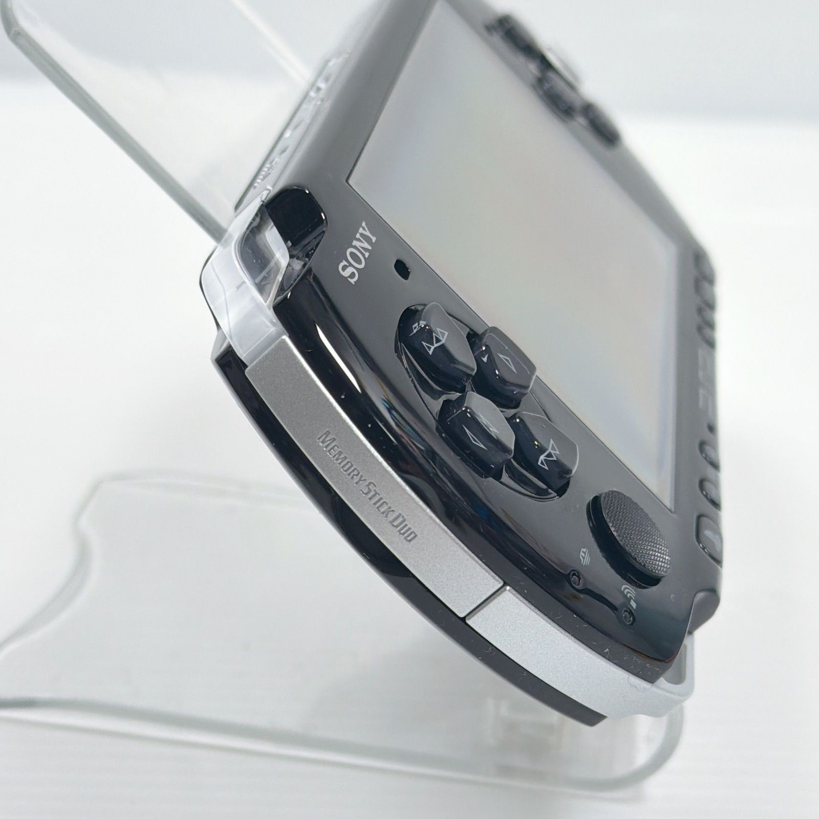 PSP-3000 Piano Black Console Memory Stick AC Adapter Tested No Battery Included