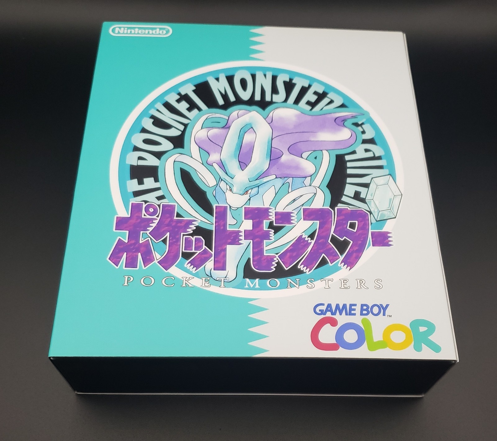 Laminated OLED Screen – Suicune Game Boy Color – New Speaker, Recapped