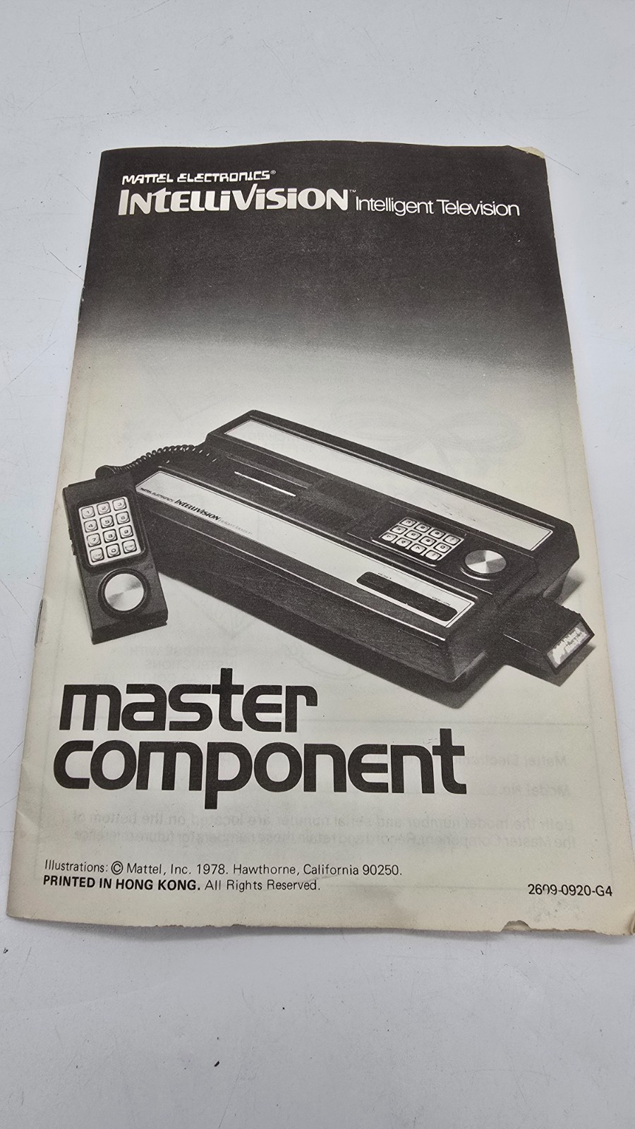 INTELLIVISION 2609 Console Cover, Rf, Switch Box 17 Games WORKS