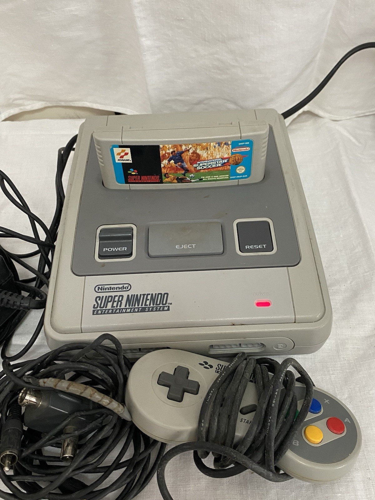 Super Nintendo SNES Console Original i GERMANY Controller VIDEO GAME VINTAGE
