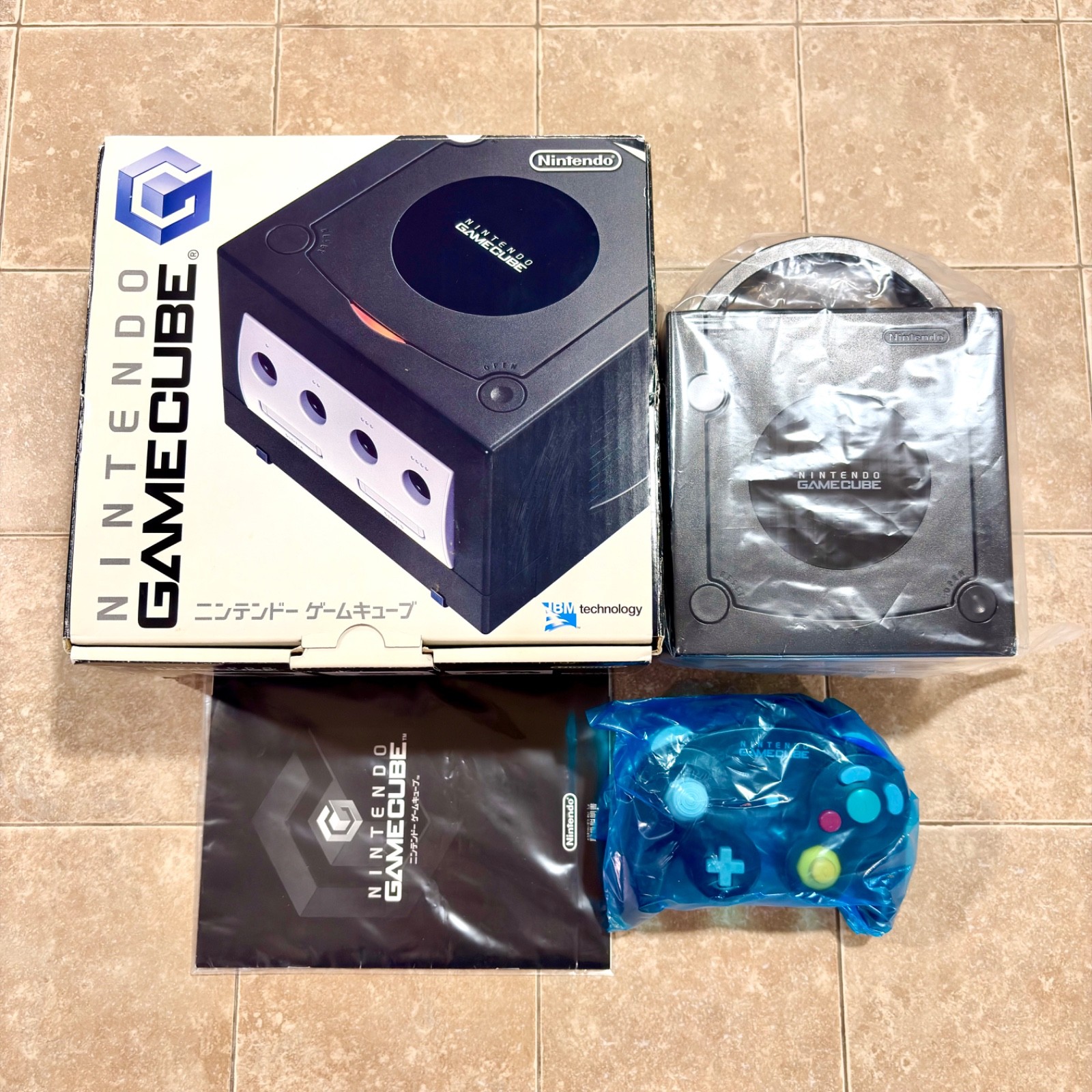 Nintendo GameCube Console DOL-001 CIB Jet Black Complete REGION FREE JPN / USA