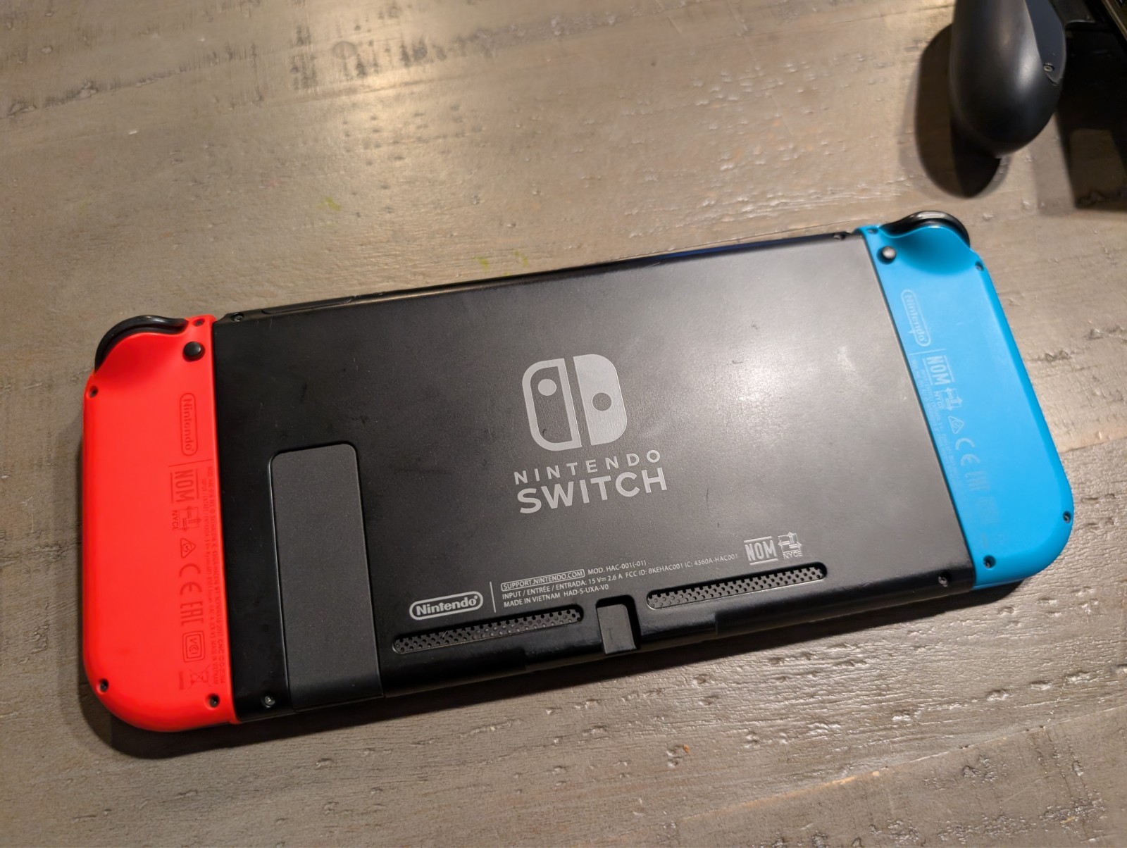 Nintendo Switch 32GB Gray Console with Neon Red and Neon Blue Joy-Con