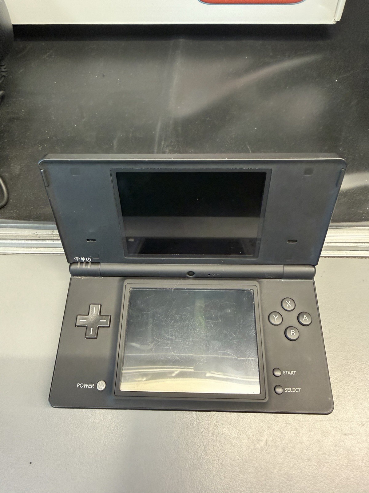Nintendo DSI DS Handheld Game Console Black Tested No Charger