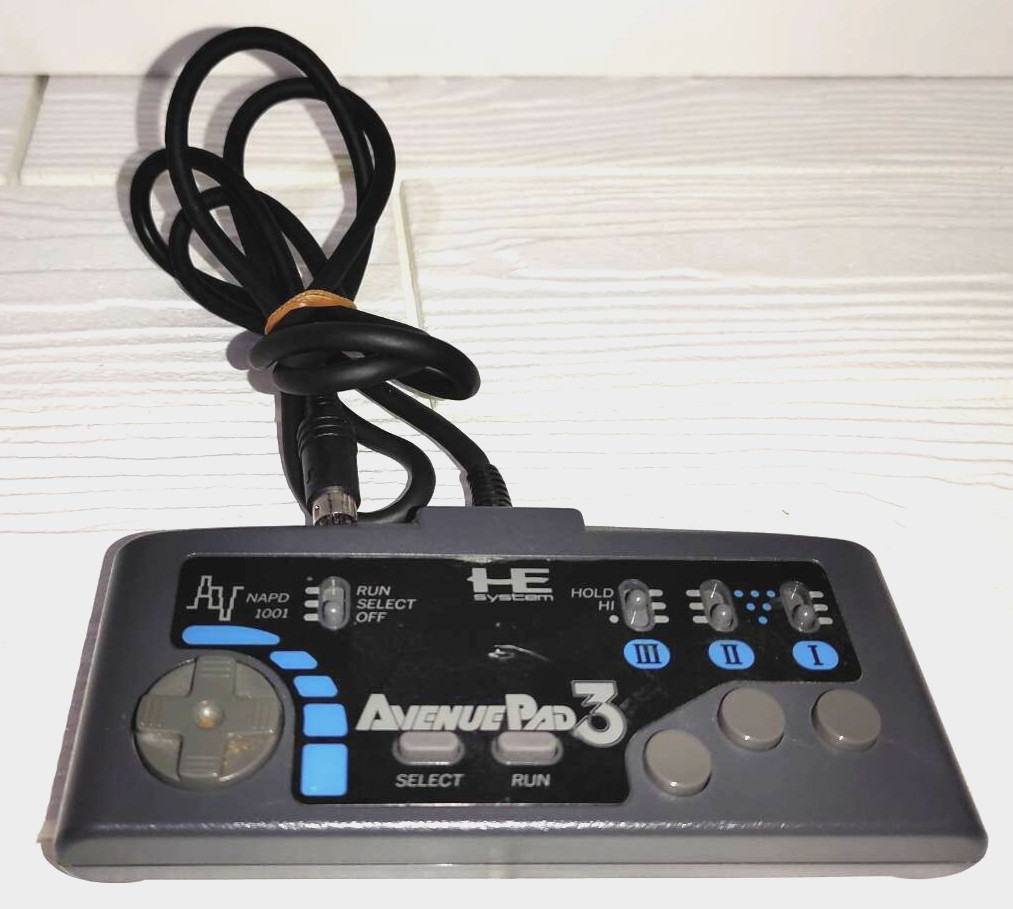 PC Engine CoreGrafx (PI-TG3) + IFU-30A, Ave Pad 3, AC – All TESTED & Working!