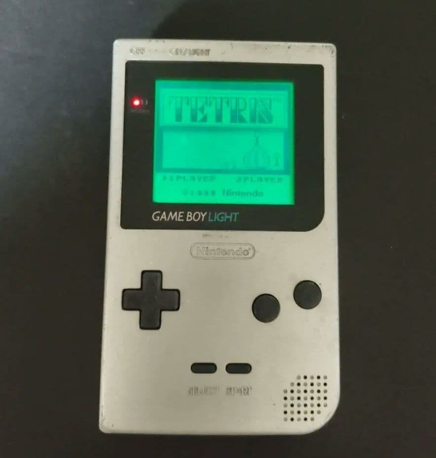 Nintendo Game Boy Light Silver Console Backlight Tested From Japan