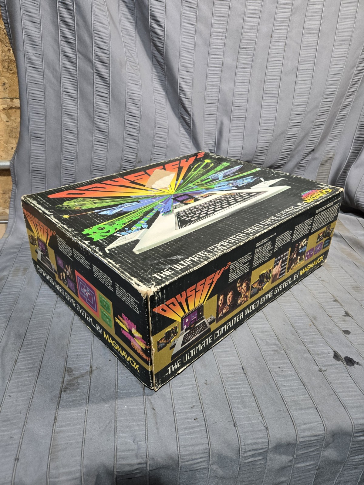 Magnovox Odyssey 2 Console Bundle Power Supply Box 6 Games Tested Working