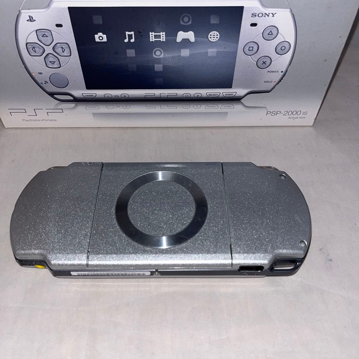 Sony PlayStation PSP-2000IS (Ice Silver) Console Tested Working From Japan