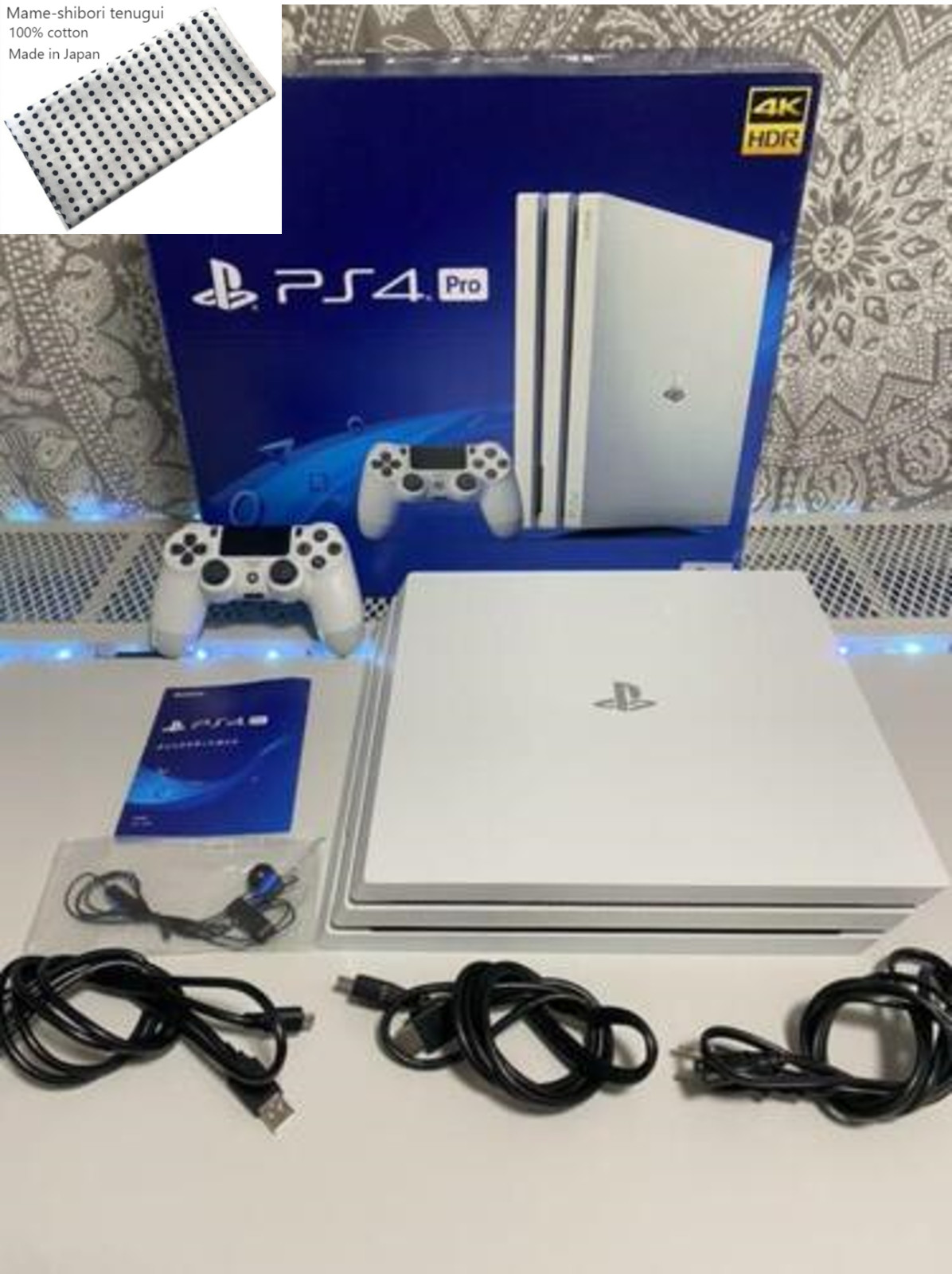 Sony PlayStation4 PS4 Pro CUH-7200BB02 Glacier White 1TB Japan ver. “Excellent”