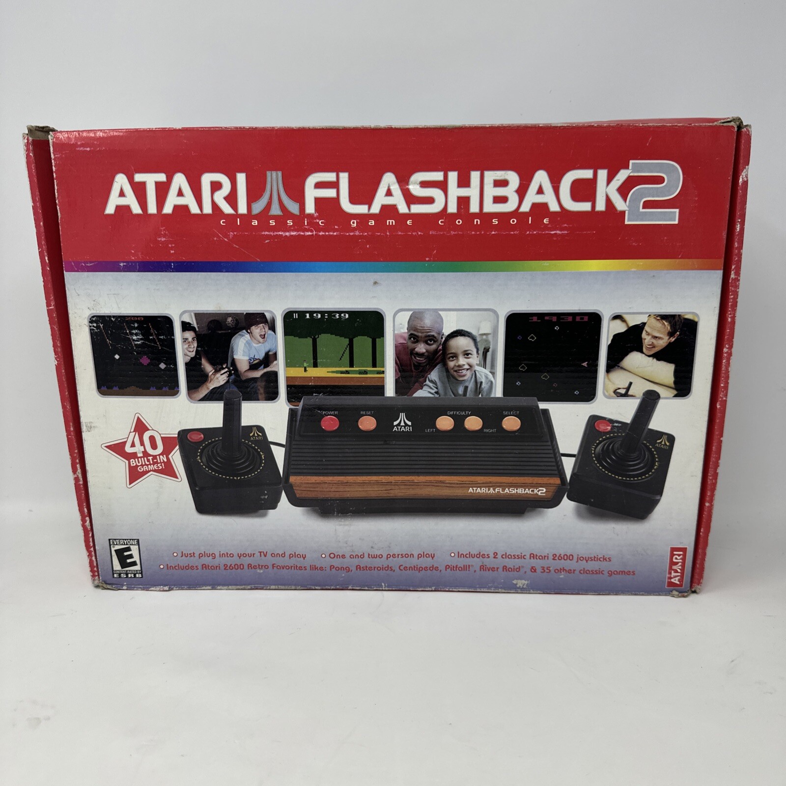 Atari Classic Game Console Flashback 2 40 Games Original