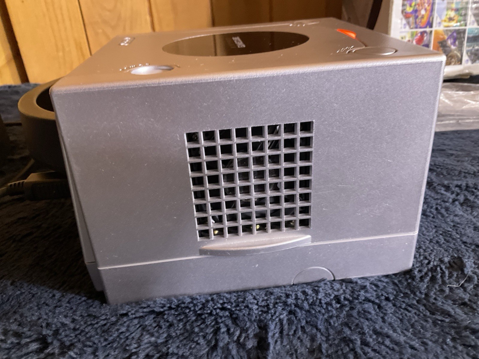 Game Cube Console-turns On UnTested Two Games And Box No Controllers Or Tv Av