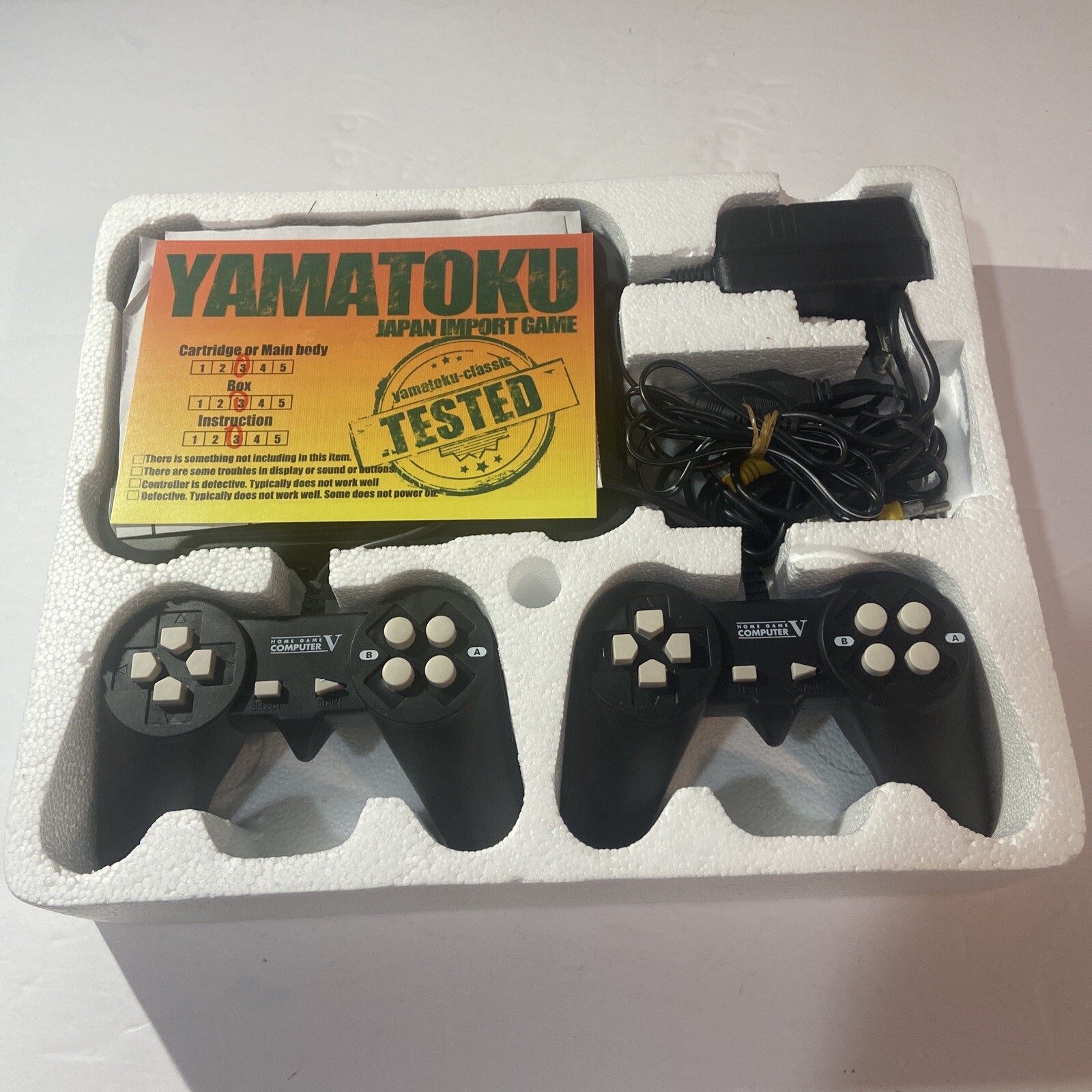 NES/FAMICOM CONSOLE Home Game Computer V Japanese (Boxed)- US Seller!!
