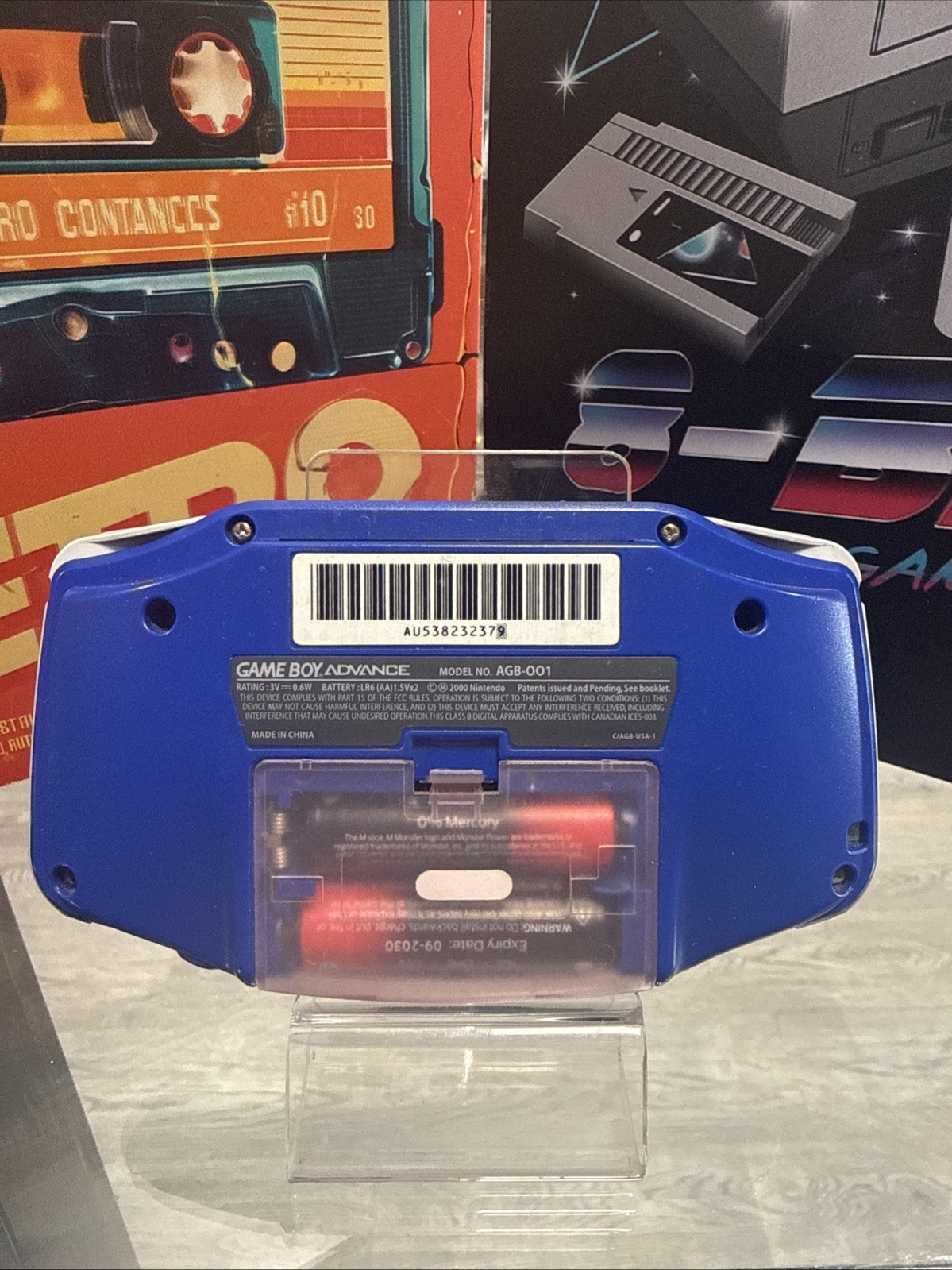 Nintendo Gameboy Advance GBA Midnight Blue Toys R Us Limited Edition AGB-001