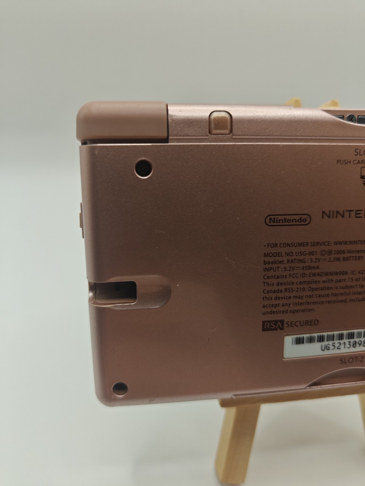 Nintendo DS Lite Handheld Console USG-001 Pink Broken Hinge – Tested And Working