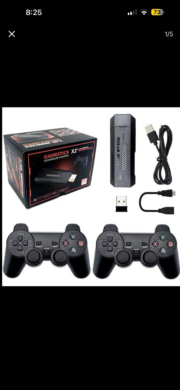 GD10 plus Game Console 4K 3D X2 plus Gaming HD Output TV Game Play 2.4G Dual Han