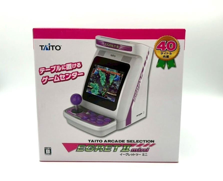 TAITO EGRET II mini Table-top size Arcade Game Console 40 built-in games #458