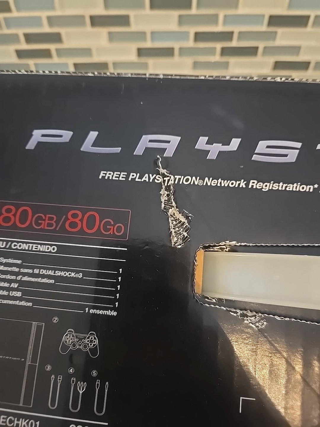 PlayStation 3 80GB Console Box ONLY