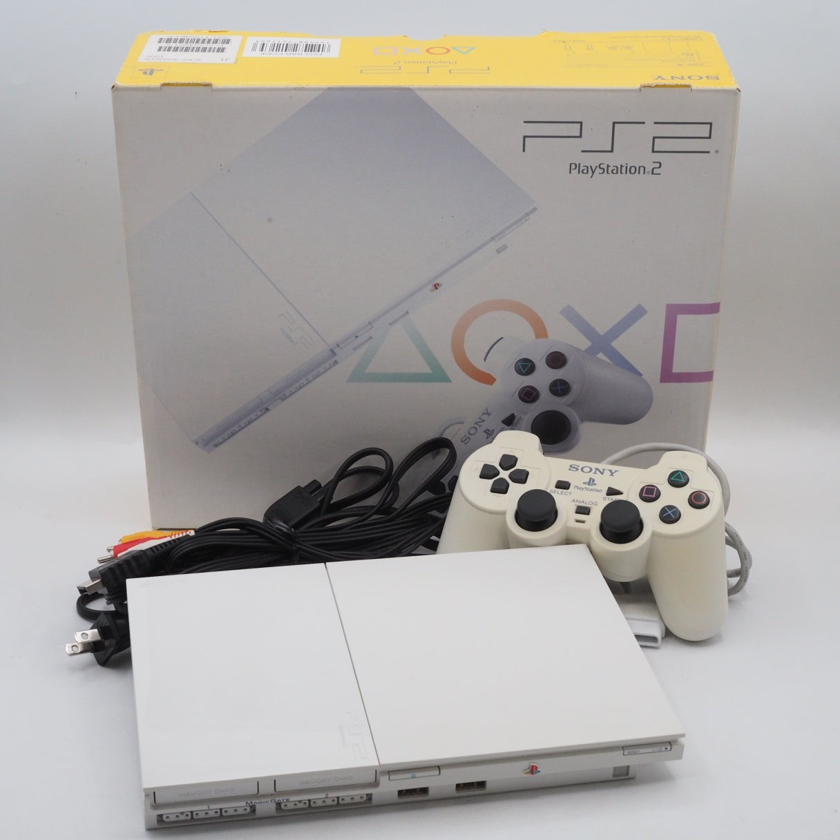 Sony PlayStation 2 Slim Console system SCPH-90000 CW White Boxed Tested PS2