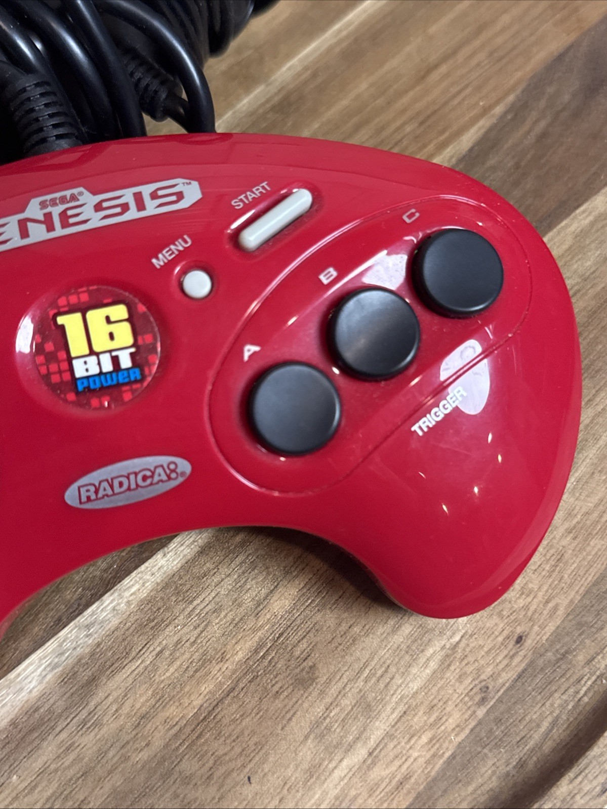 2003 Sega Genesis Mini Console Radica 16 Bit Power 6-in-1 Plug & Play – Red