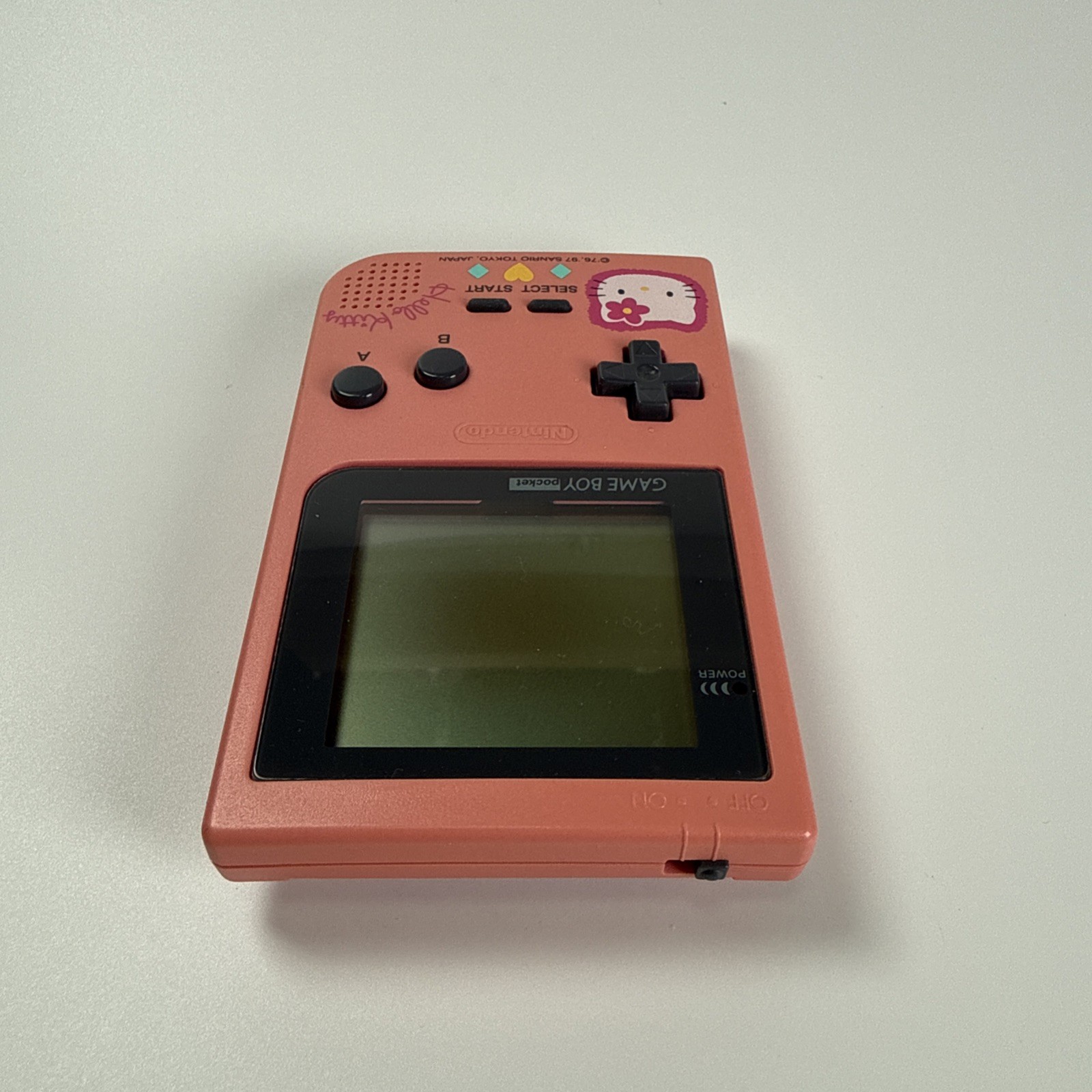 Nintendo Game Boy Pocket Hello Kitty Pink Sanrio Limited MGB-001 Tested Japan
