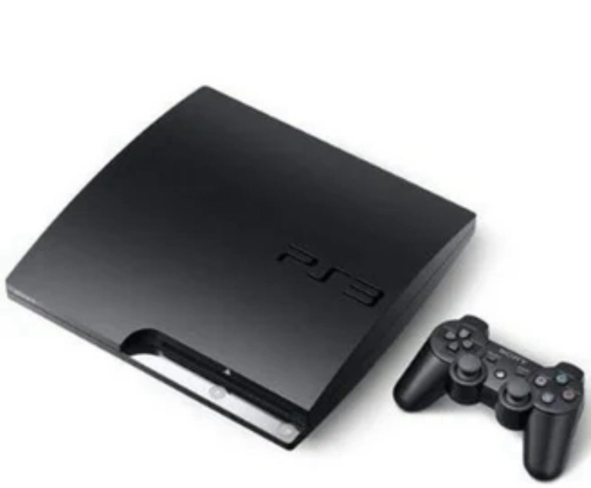 Used play station 3 model CECH-2001A, Color: Black, Comes With Controller