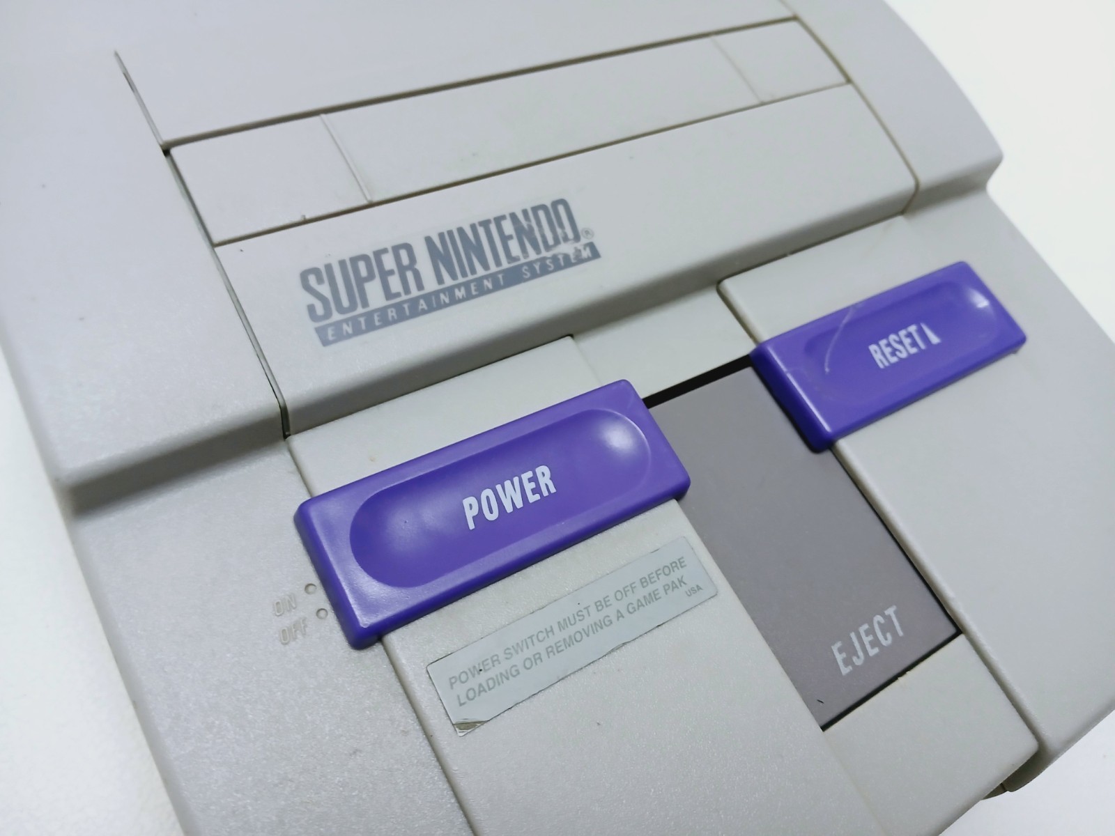 Super Nintendo Entertainment System SNES Console SNS-001 for parts