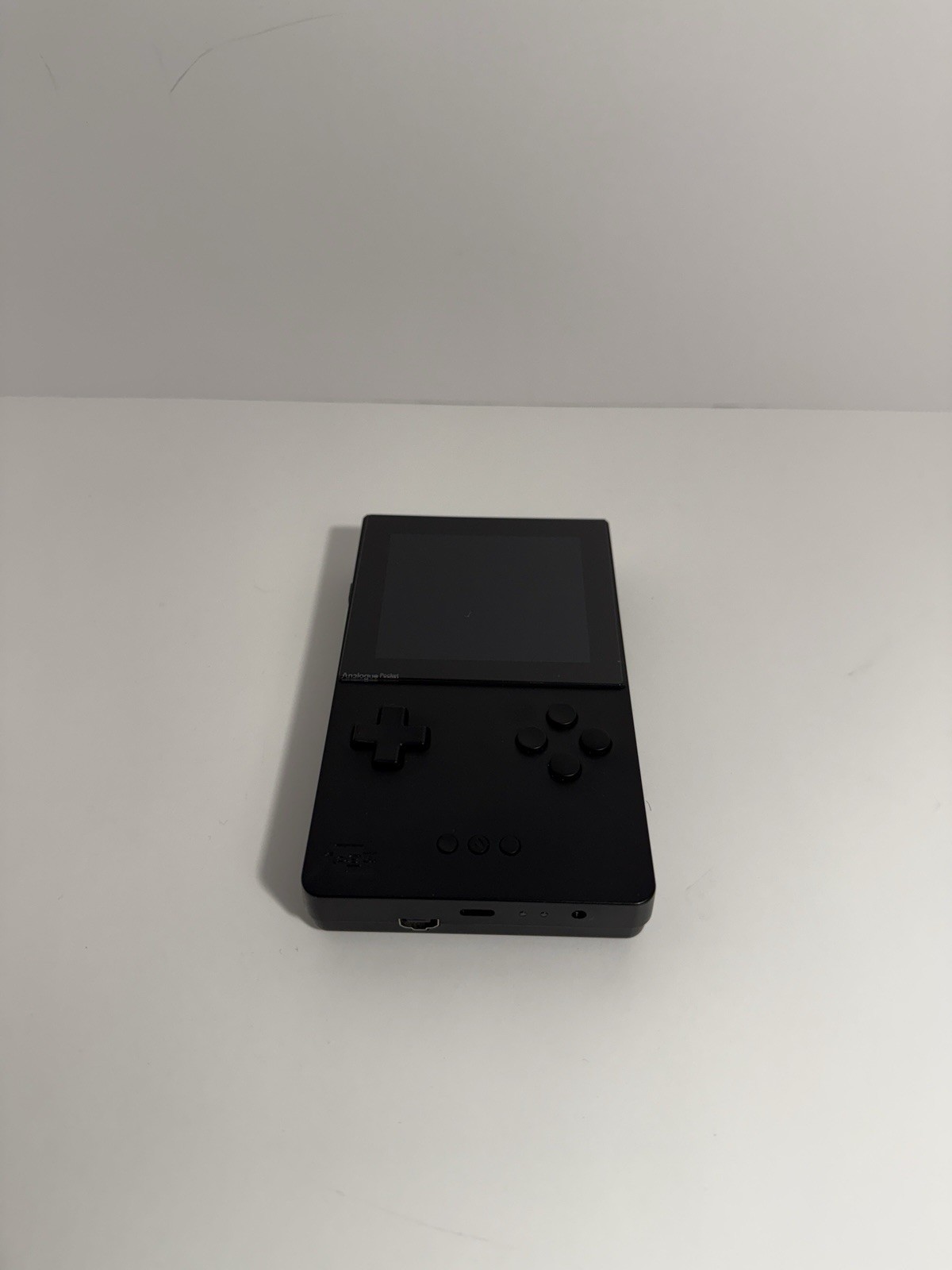 Analgue Pocket Black Handheld Game Console Mint* W/Carrying Case and Screen Prot