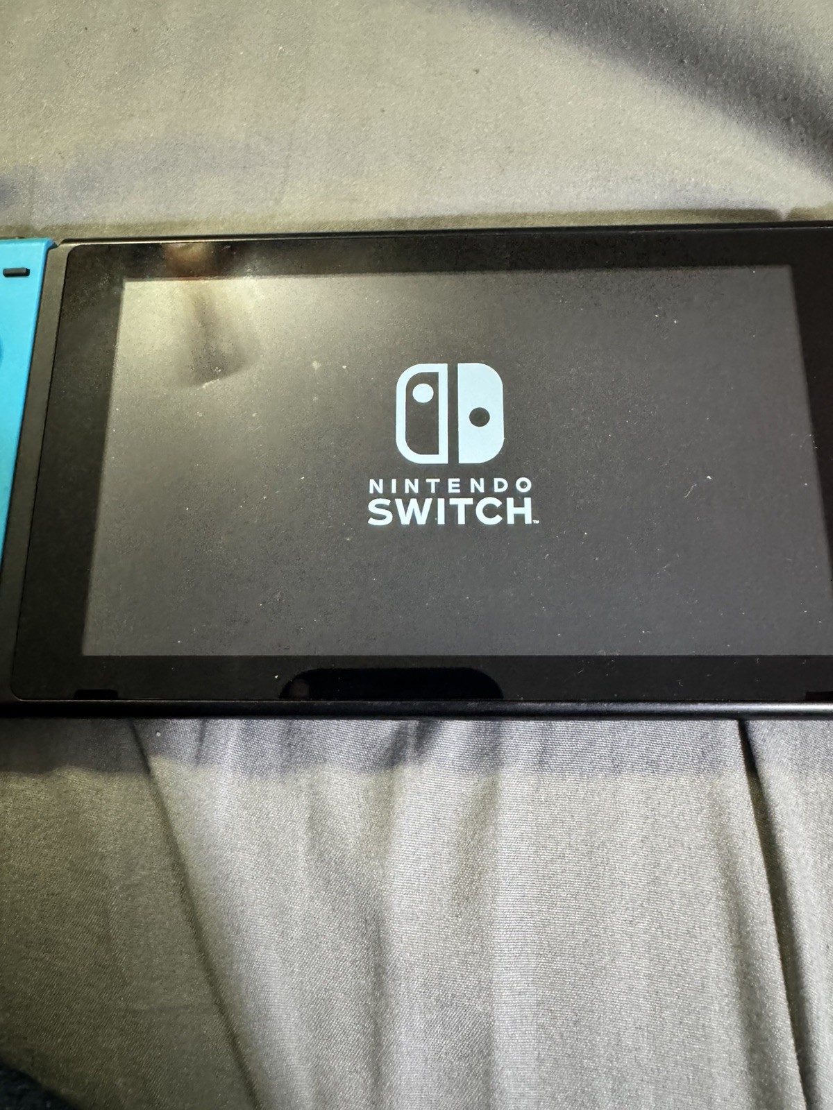 Nintendo Switch v2 Handheld Game Console Only HAC-001(-01) Black Bad Joycon READ