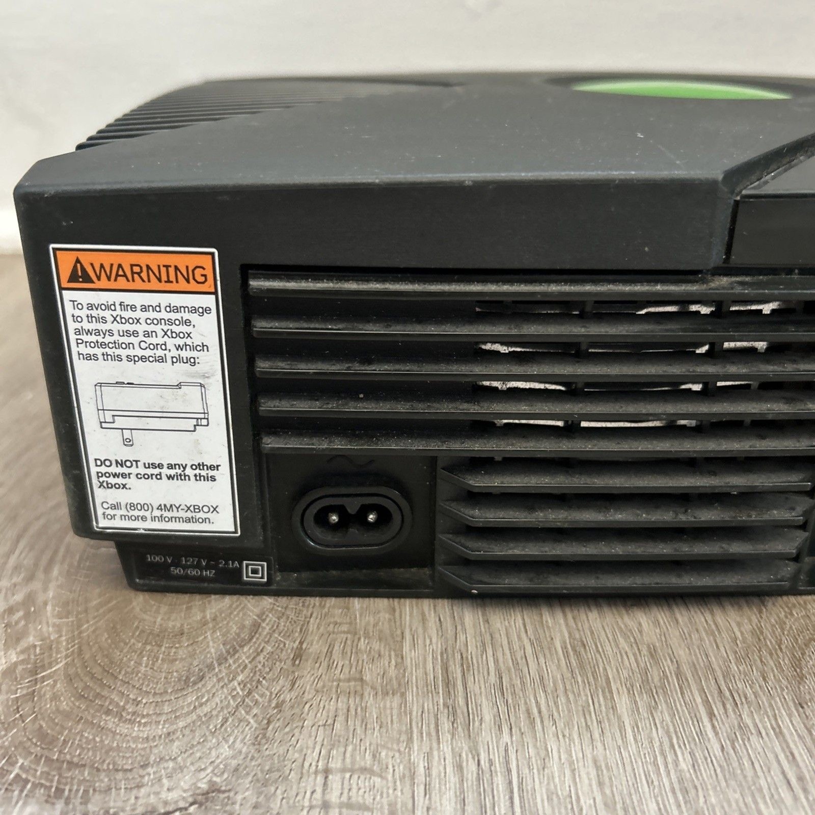Microsoft Xbox Original 2003 Video Game Console Bad Disc Drive For Parts READ