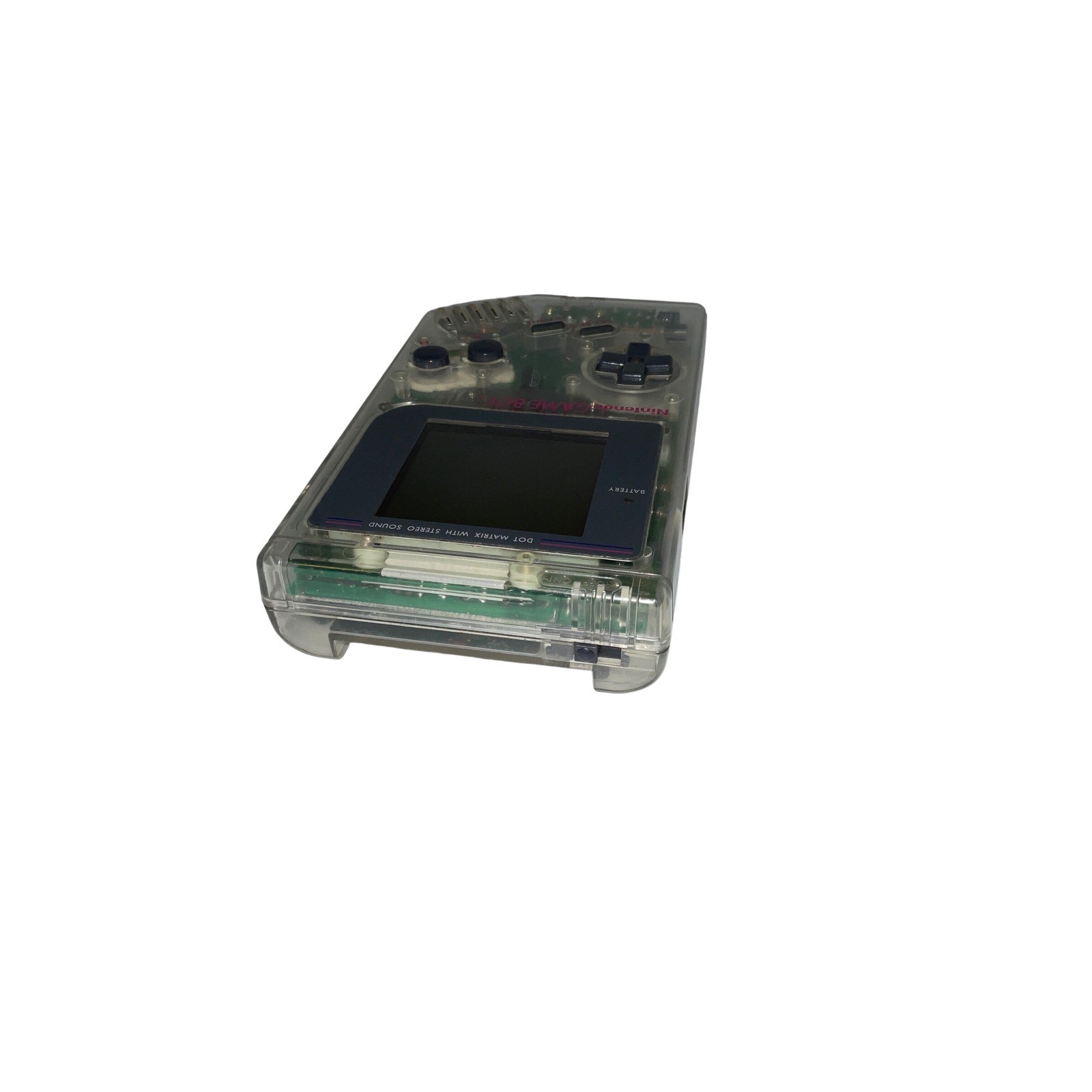 Nintendo Handheld Game Boy DMG-01 Clear Transparent Plastic Tested!