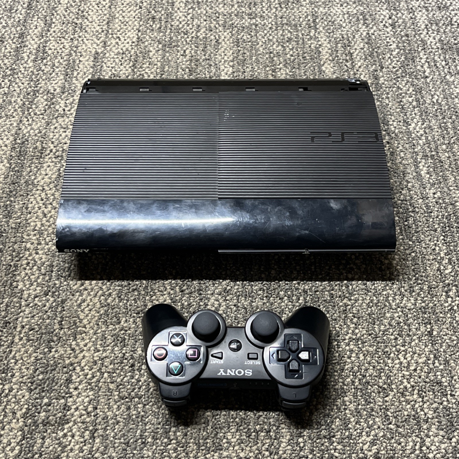 Sony Playstation 3 Console Black PS3 Controller CECH-4001C